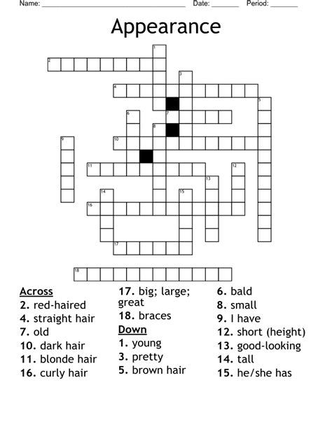 modify in appearance crossword clue